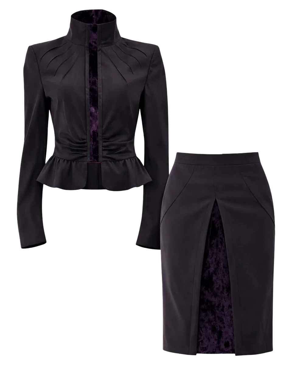 Gucci By Tom Ford F/w 2004 Silk Taffeta Three Pieces Set