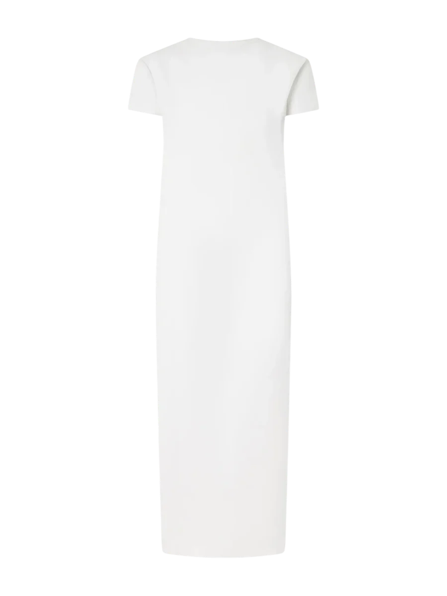 Iryl Open-Back Draped Crepe Maxi Dress