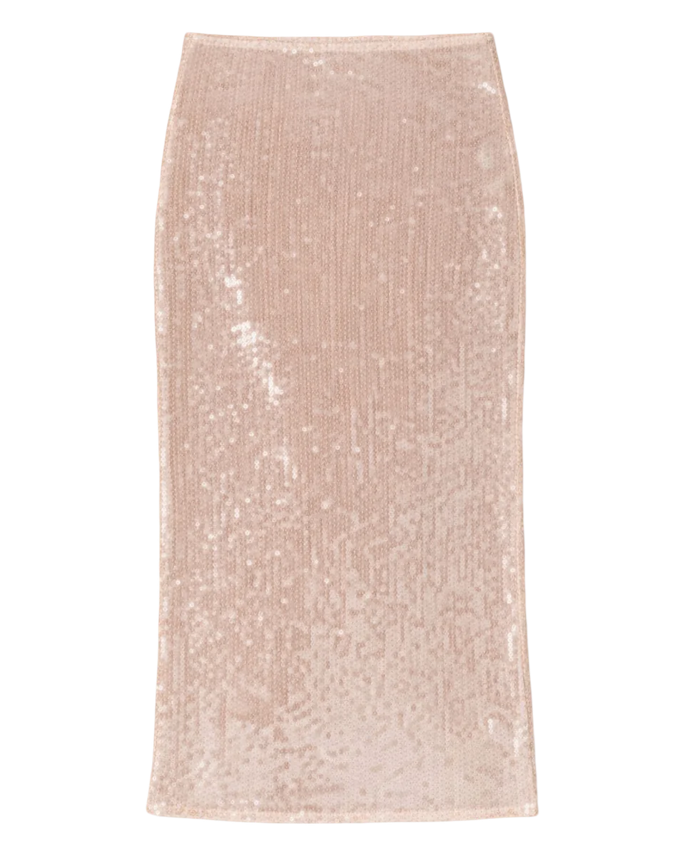 Riki Sheer Sequin Maxi Skirt