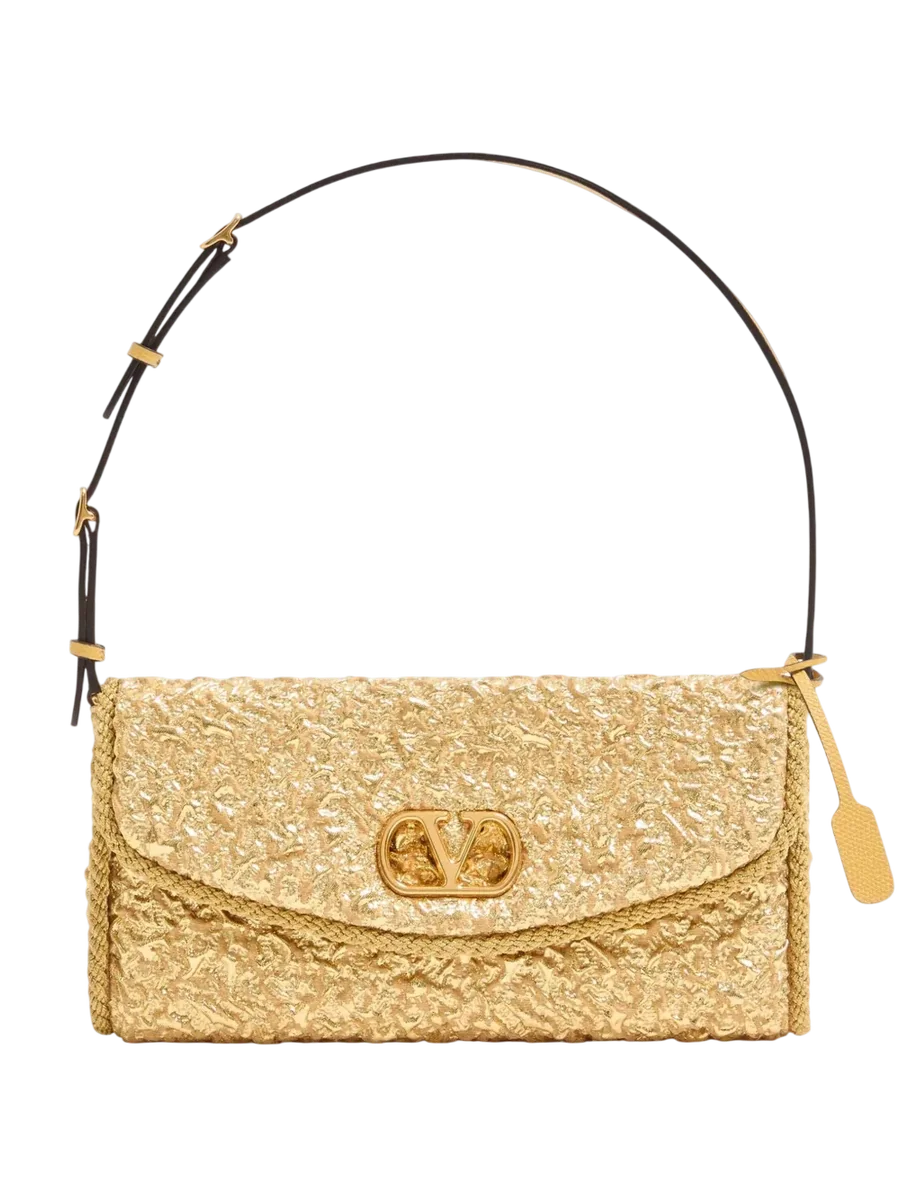 Small Devain Jacquard Shoulder Bag