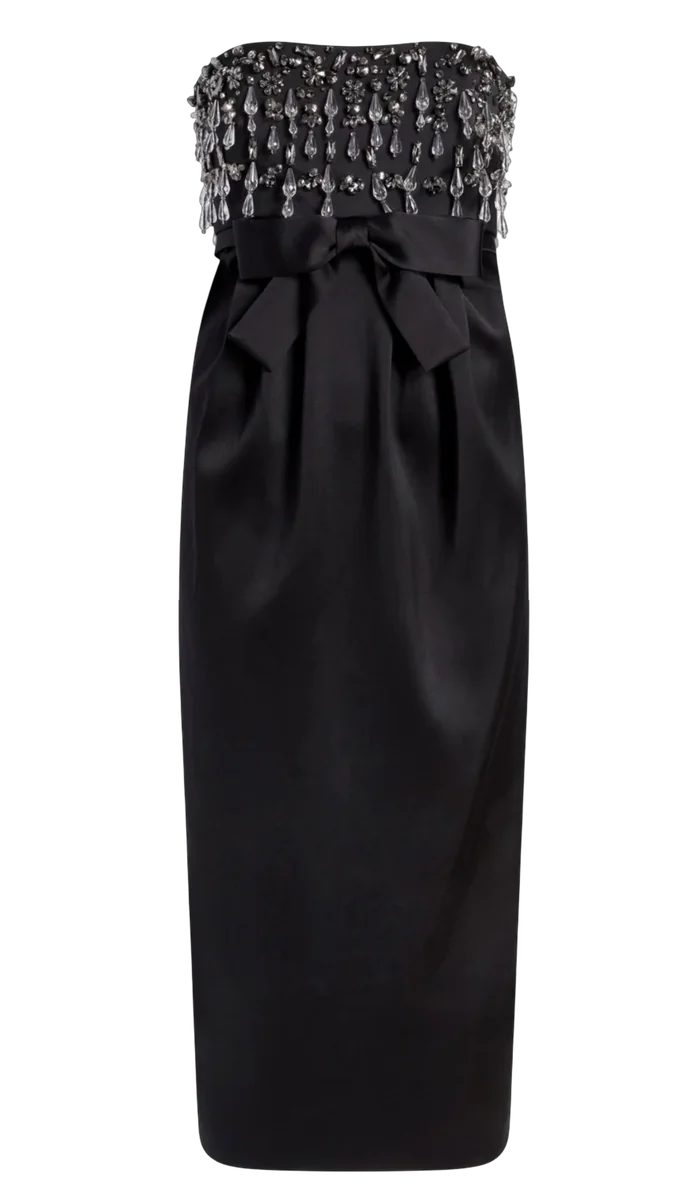 Layered Gemstone Midi Dress