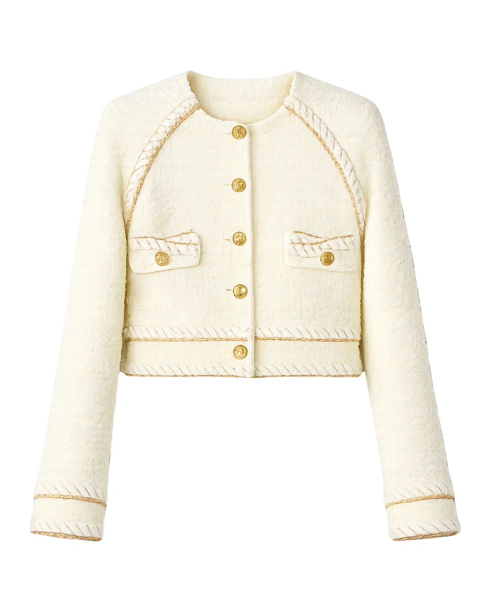 Tweed Chain Trim Jacket