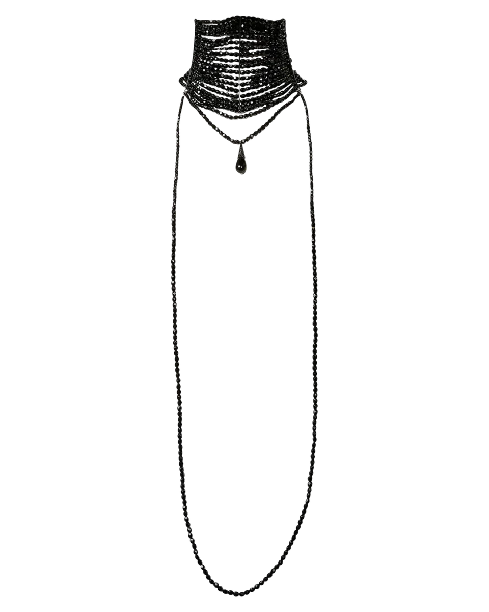 A/w 1999 Multi-Strand Beaded Choker Necklace