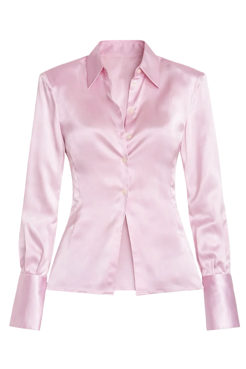 The Silk Charmeuse Shirt