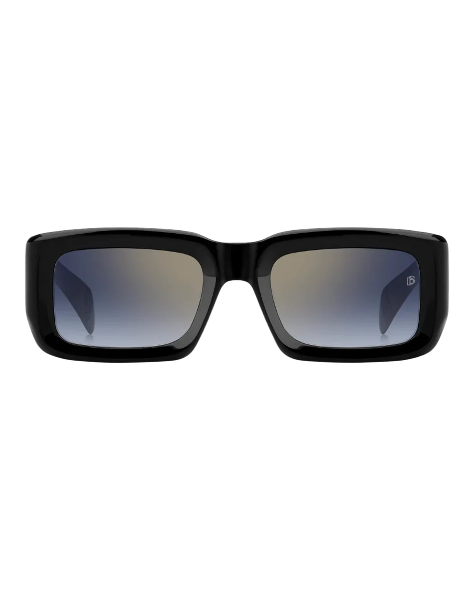 DB 7131/S - Black - Blue Shaded Gold Mirror