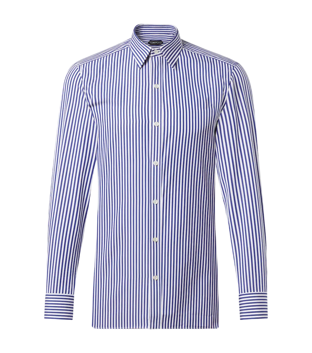 Bengal Stripe Cotton Poplin Shirt