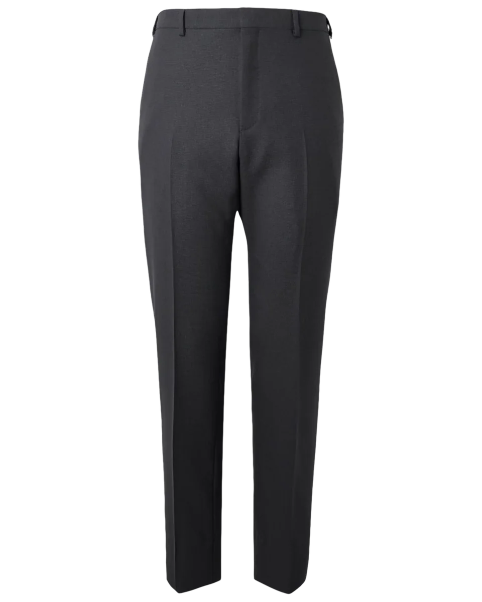 Straight-Leg Wool Suit Trousers