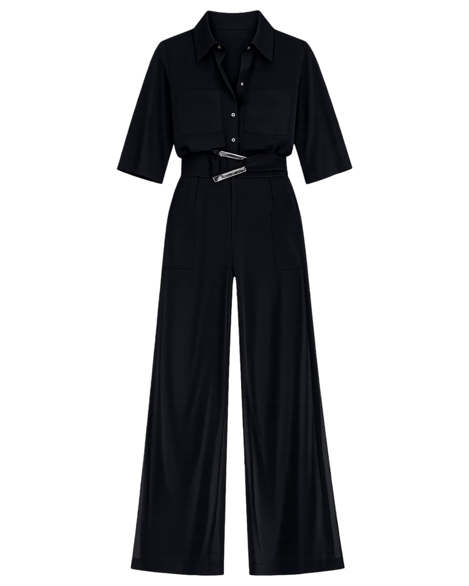 Chrome Effect Jumpsuit