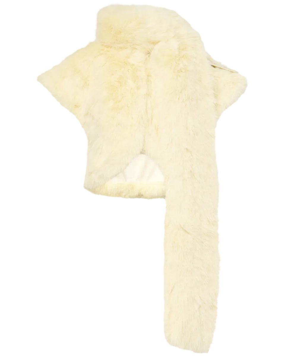 Saskia 2-In-1 Faux Fur Shrug