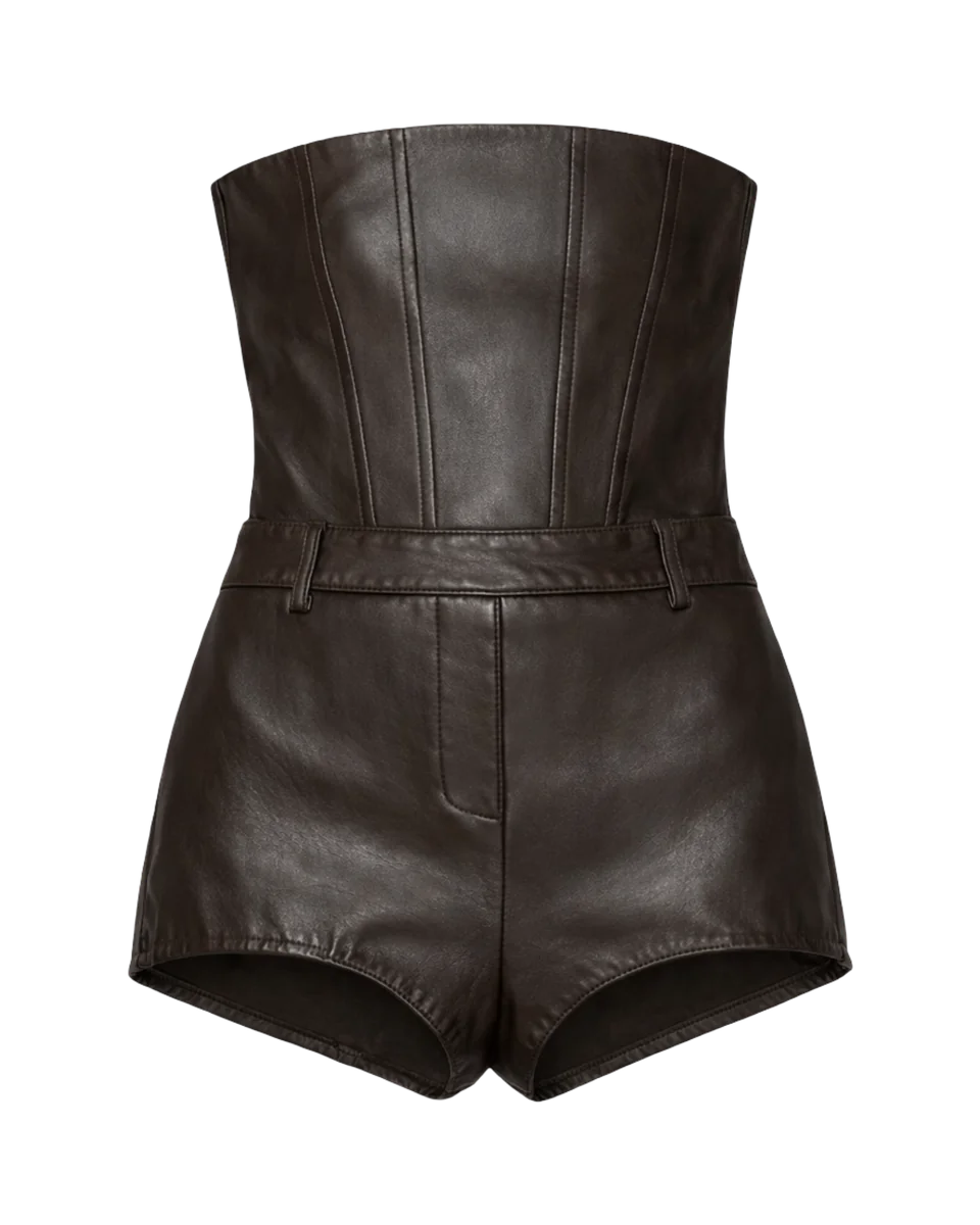 Pernille Leather Romper