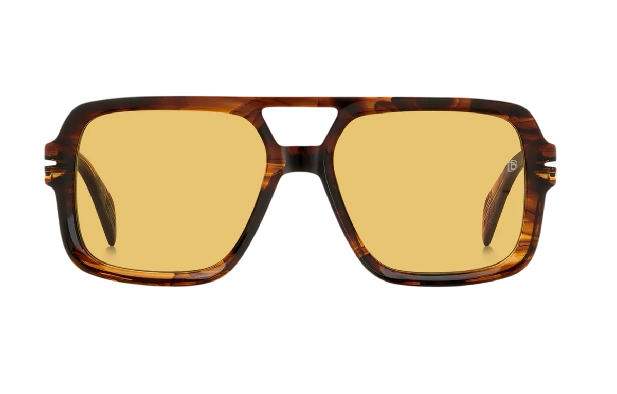 DB 7151/S - Brown Horn - Yellow