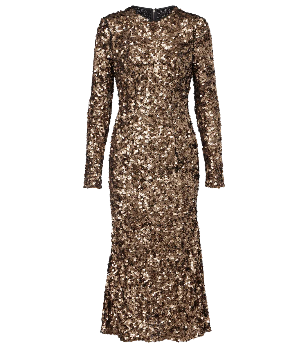 Sequined Midi Dress