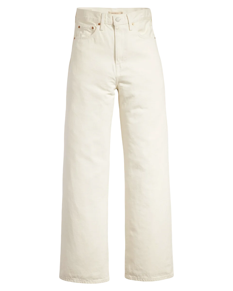 Off-White Ribcage Wide Leg Jeans