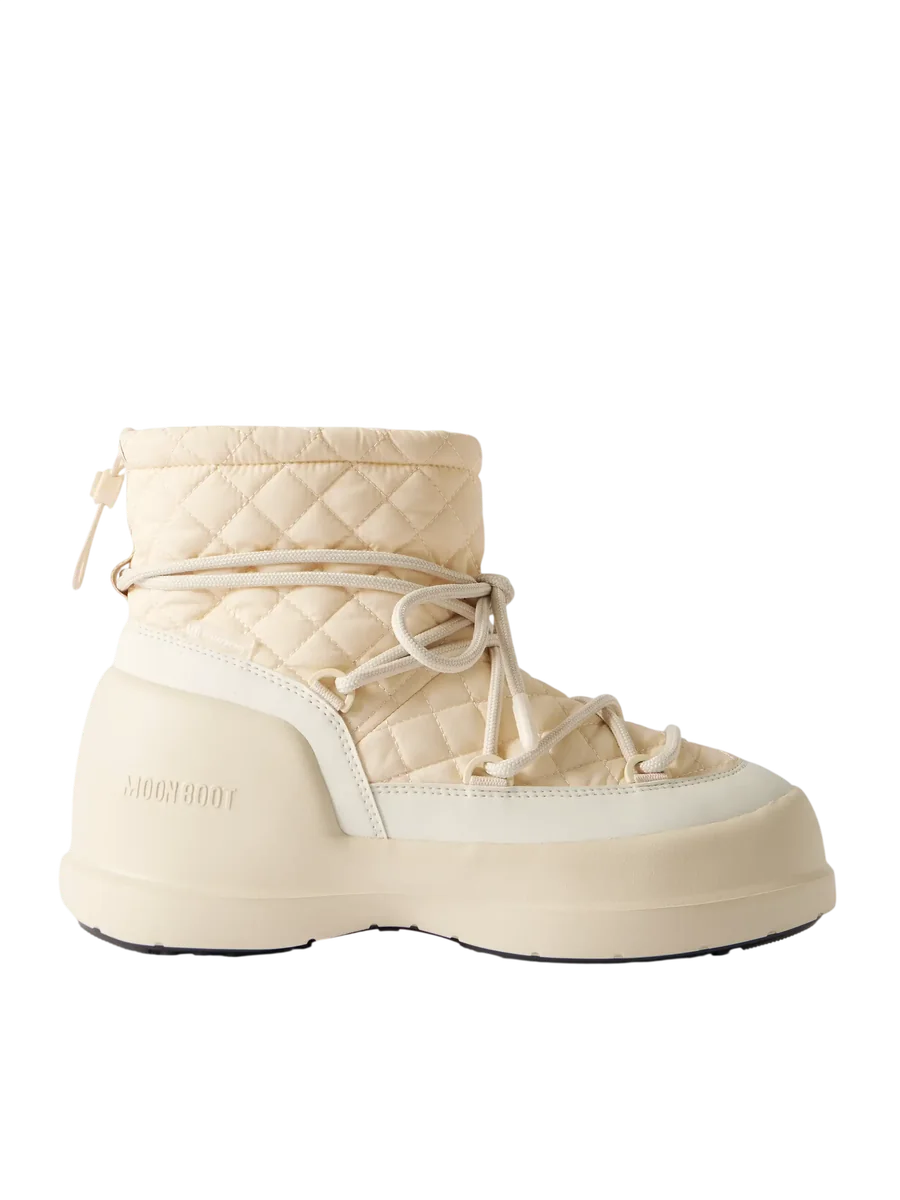 Mezzaluna Mid Rubber And Quilted Shell Snow Boots
