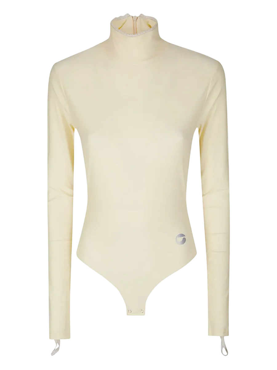 High-Neck Long-Sleeve Bodysuit