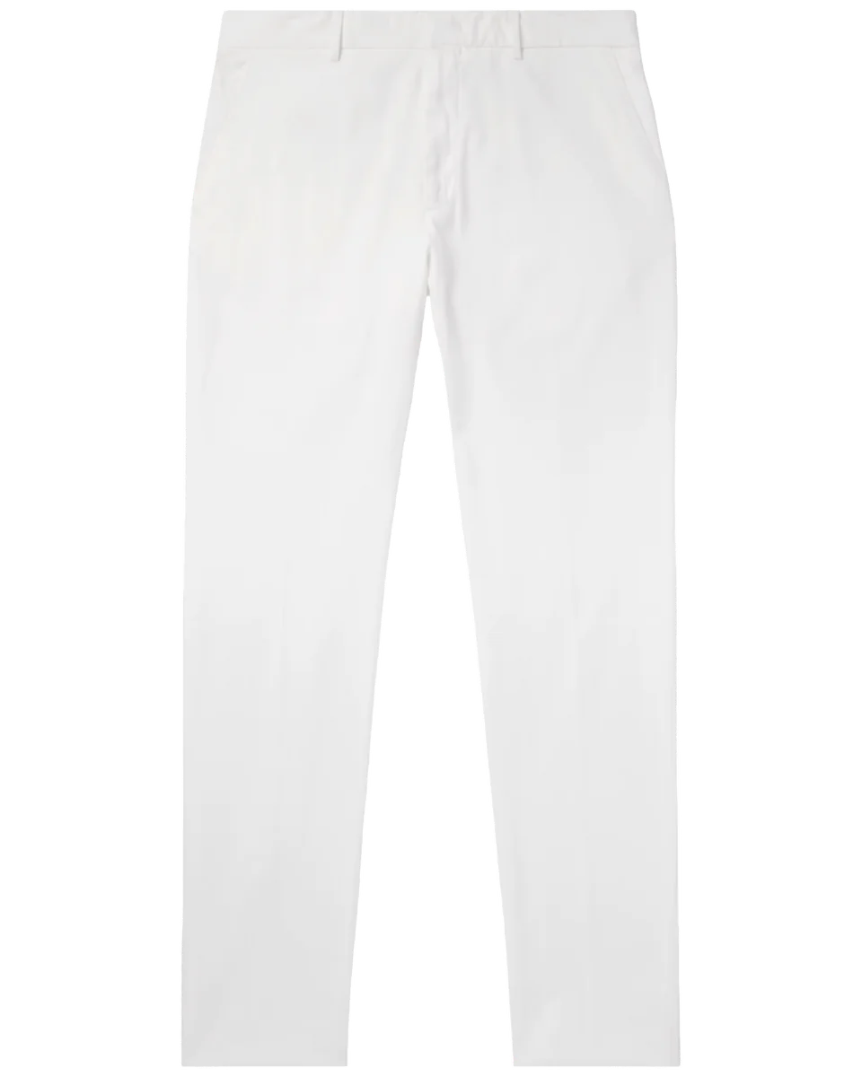 Straight-Leg Garment-Dyed Stretch-Cotton Twill Chinos