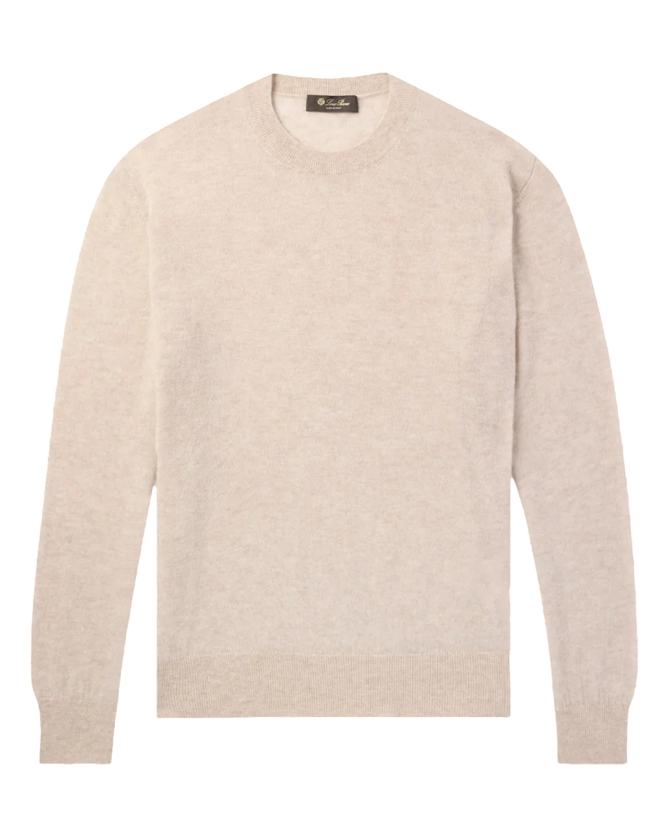 Brushed Cashmere and Silk-Blend Sweater