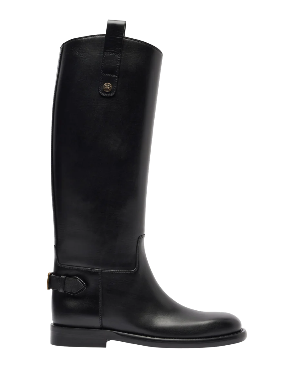 Cavalier Leather Knee-High Boots