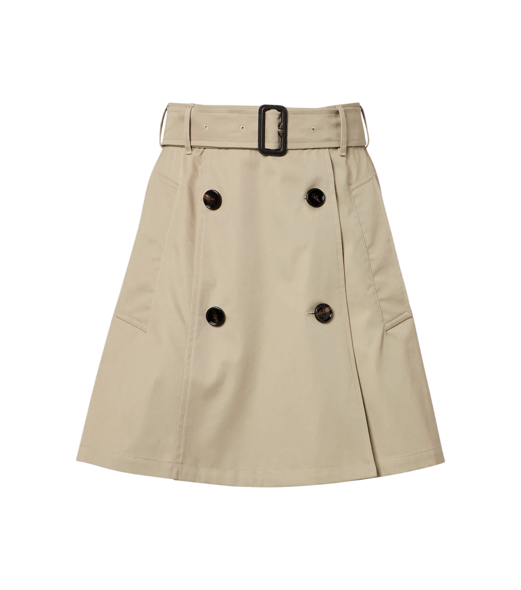 Cotton Wrap Skirt