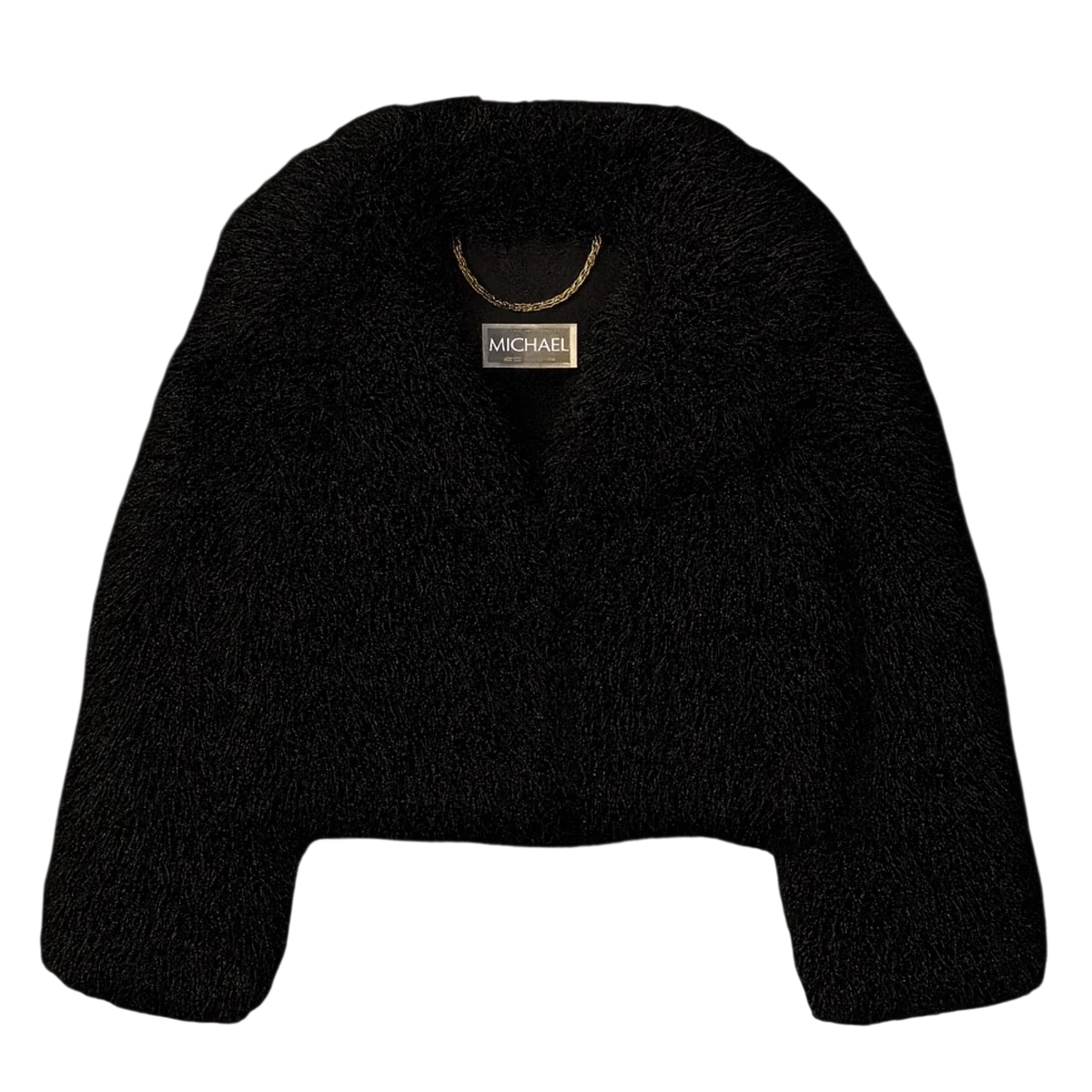 Cropped Faux Fur Jacket