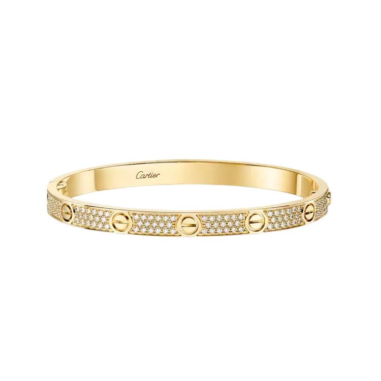 #love# Bracelet, Medium Model, Paved