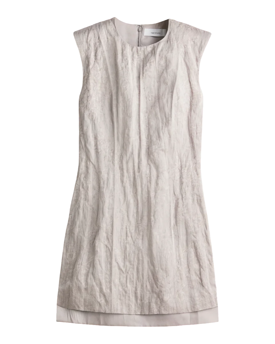 Jacquard-Weave Dress