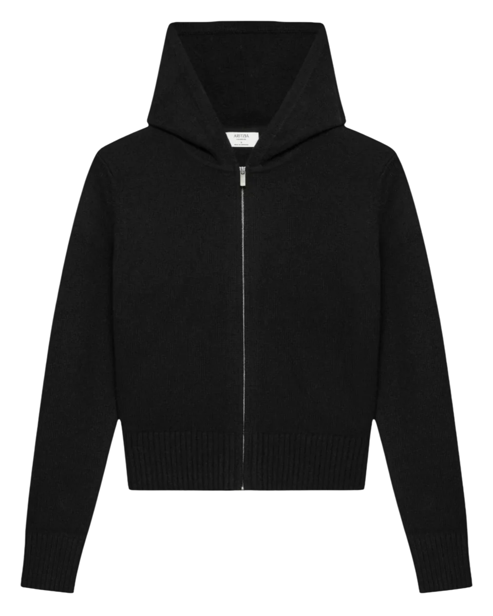 Essential Cashmere Zip Hoodie