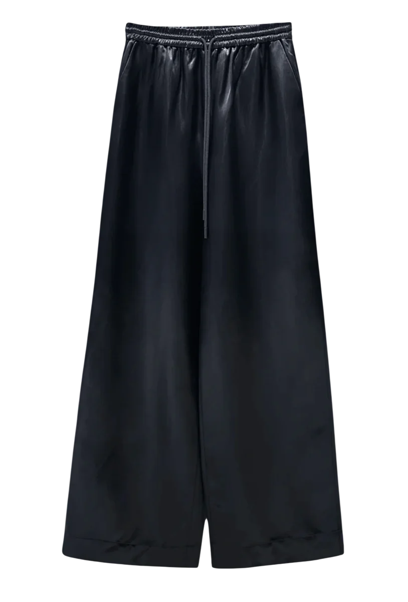 Acetic Acid Dark Striped Casual Pants