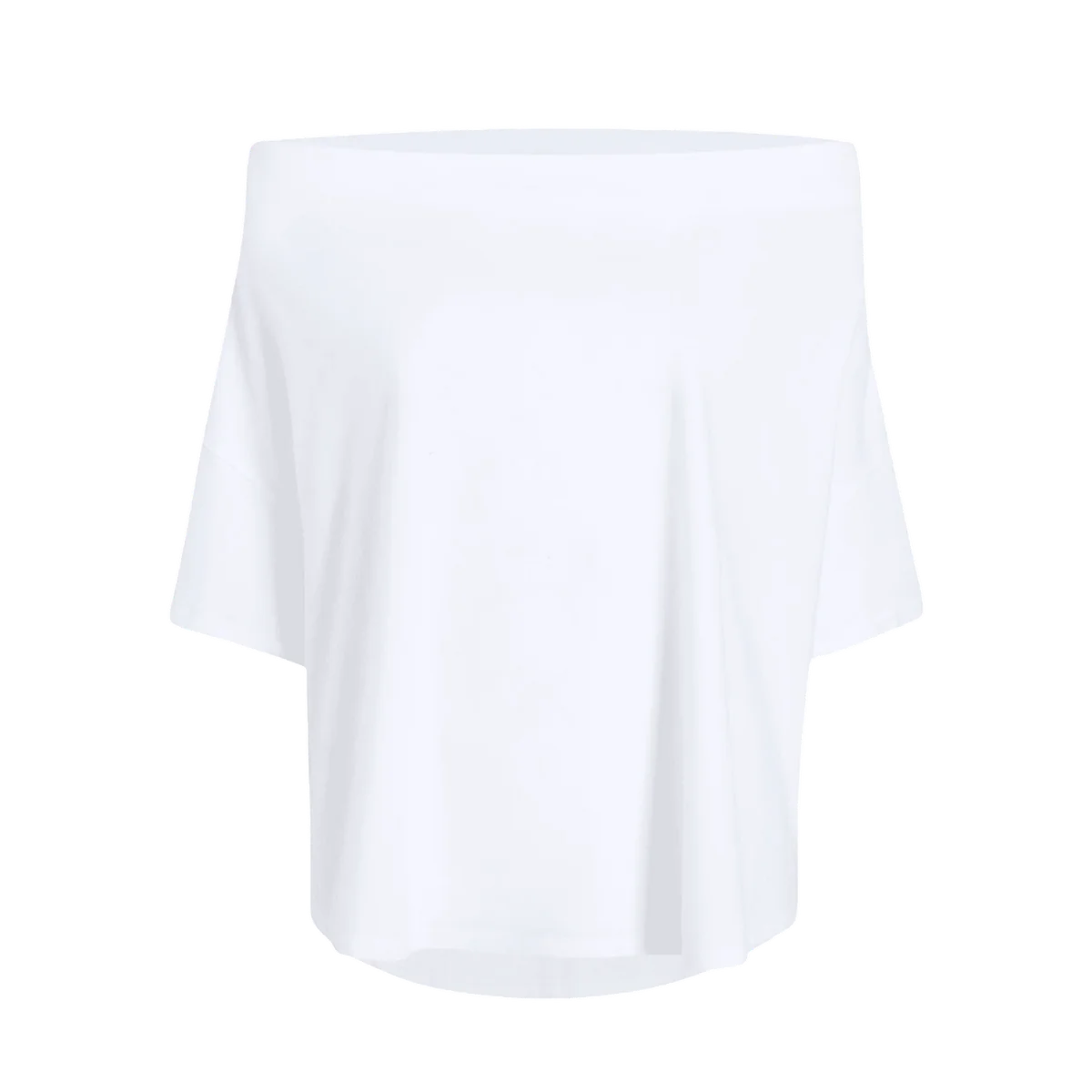 Vintage Cotton Off The Shoulder T-Shirt