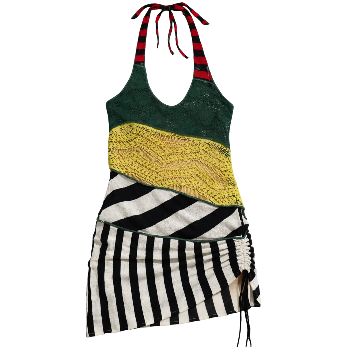 Rowa Asymmetric Knit Mini Dress