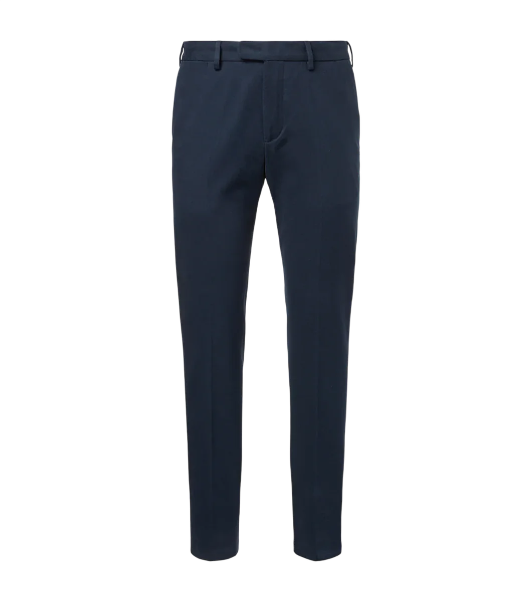 Cotton Twill Slim Pants