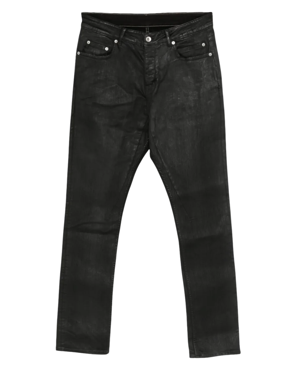 Waxed Buttoned Denim