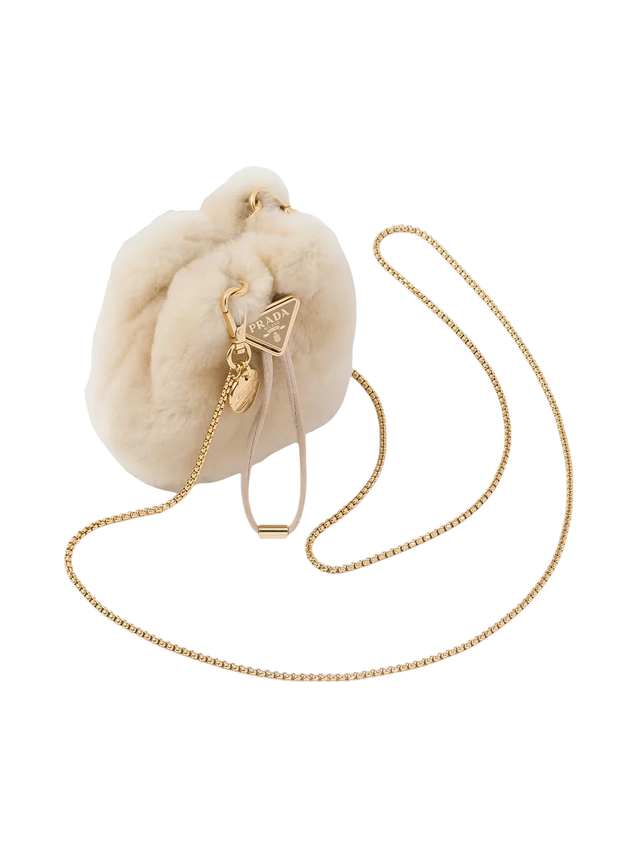 Shearling Mini-Pouch