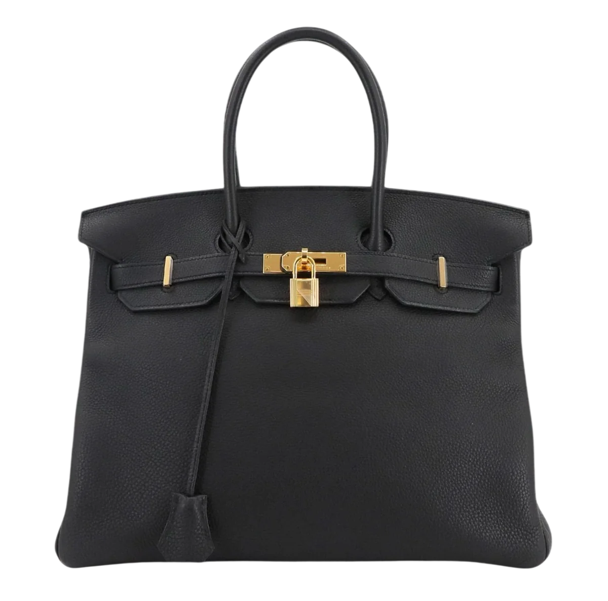 Birkin 35 Hand Bag Togo Leather Black Purse 90299393