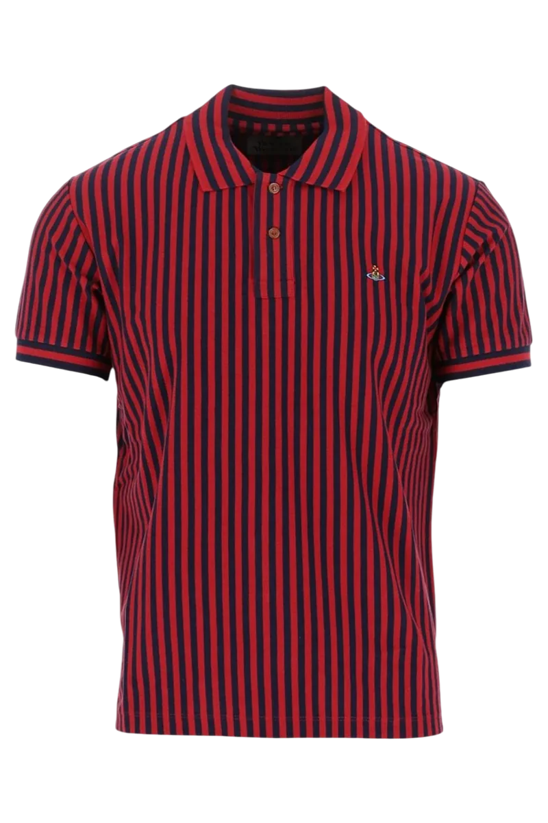 Vivienne Westwood Classic Stripe Collar Polo Shirt