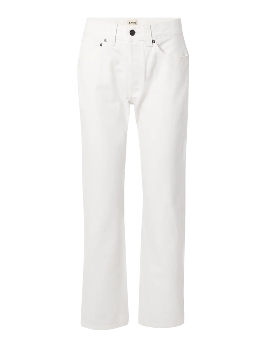 Callum Mid-Rise Straight-Leg Jeans