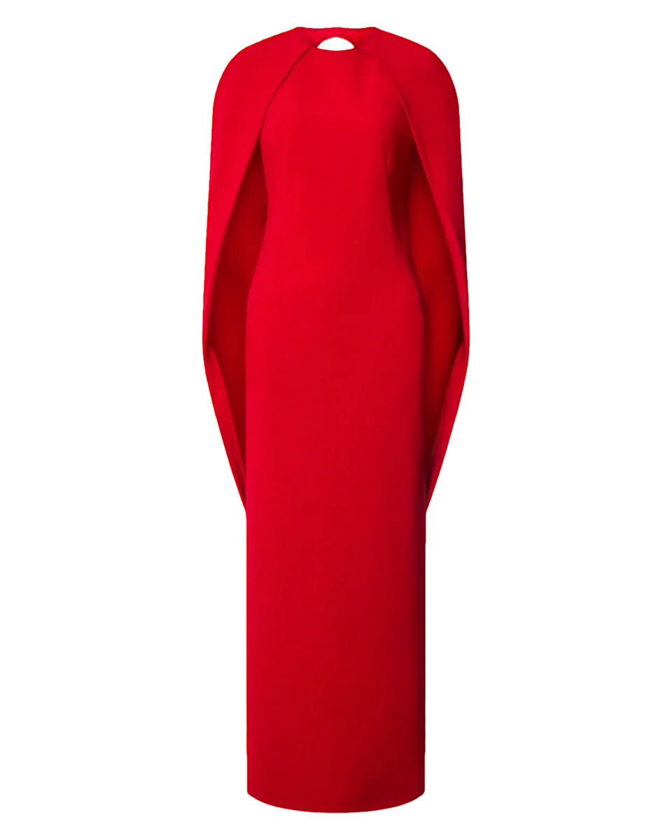 Crepe Backless Dress