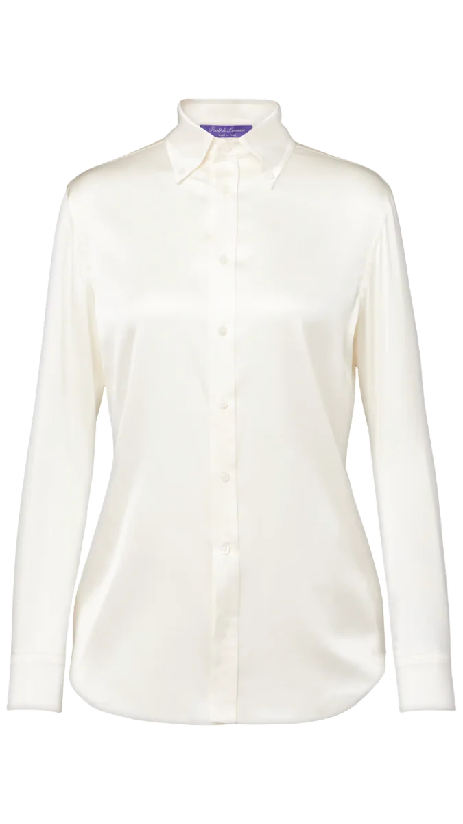 Cameron Silk-blend Charmeuse Shirt