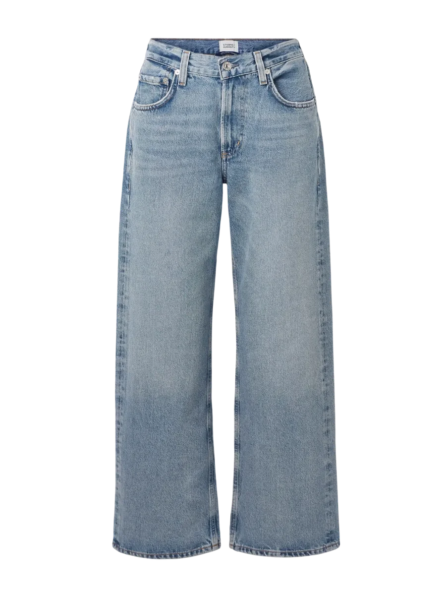 Lindz Low-Rise Straight-Leg Jeans