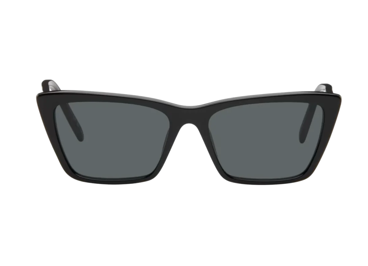 Black SL 737 Mica Thin Sunglasses