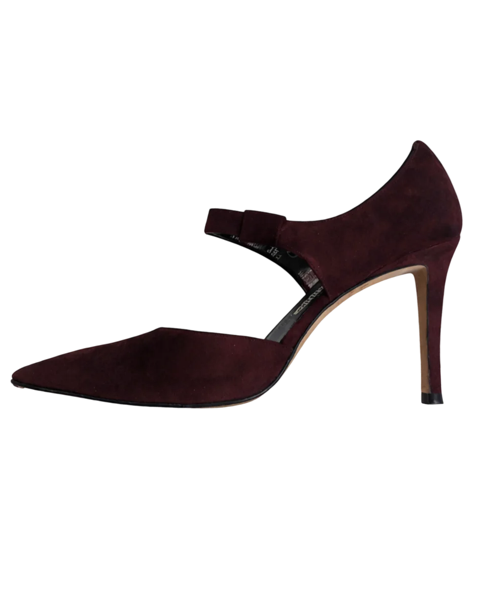 Manolo Blahnik - Suede Heels