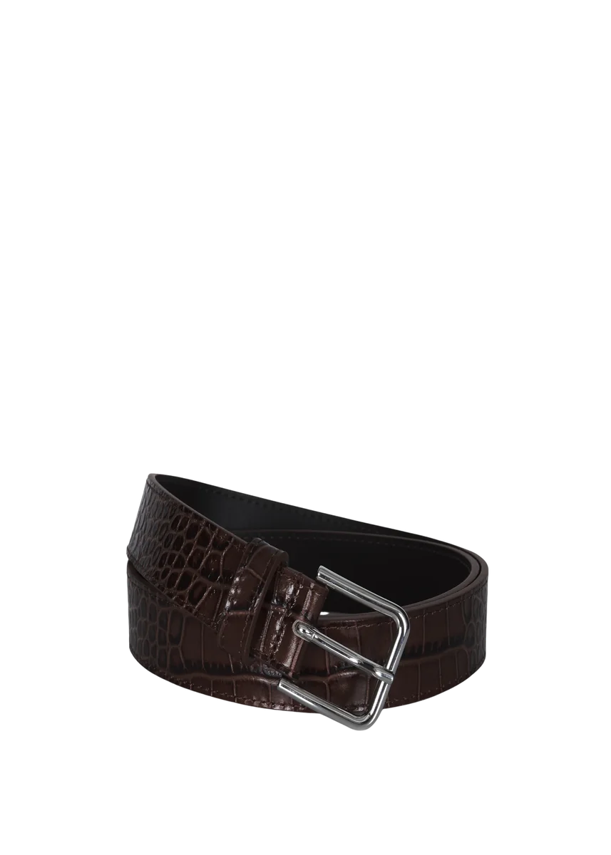 Toni Croc Patent Leather Belt