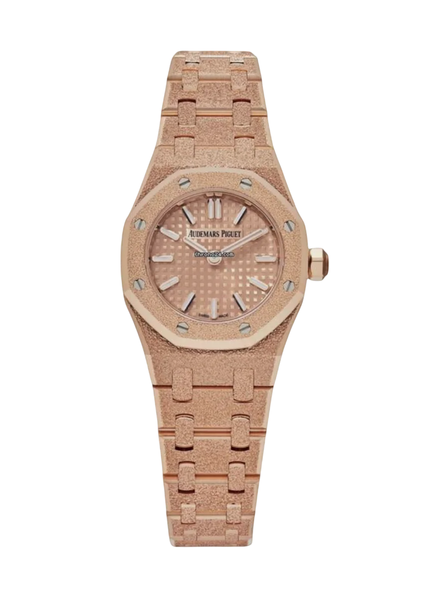 Royal Oak 'Mini' Frosted Rose Gold Quartz (2025)