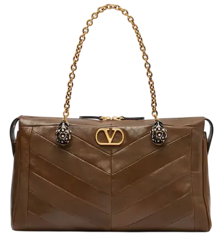 Panthea Medium Leather Tote Bag