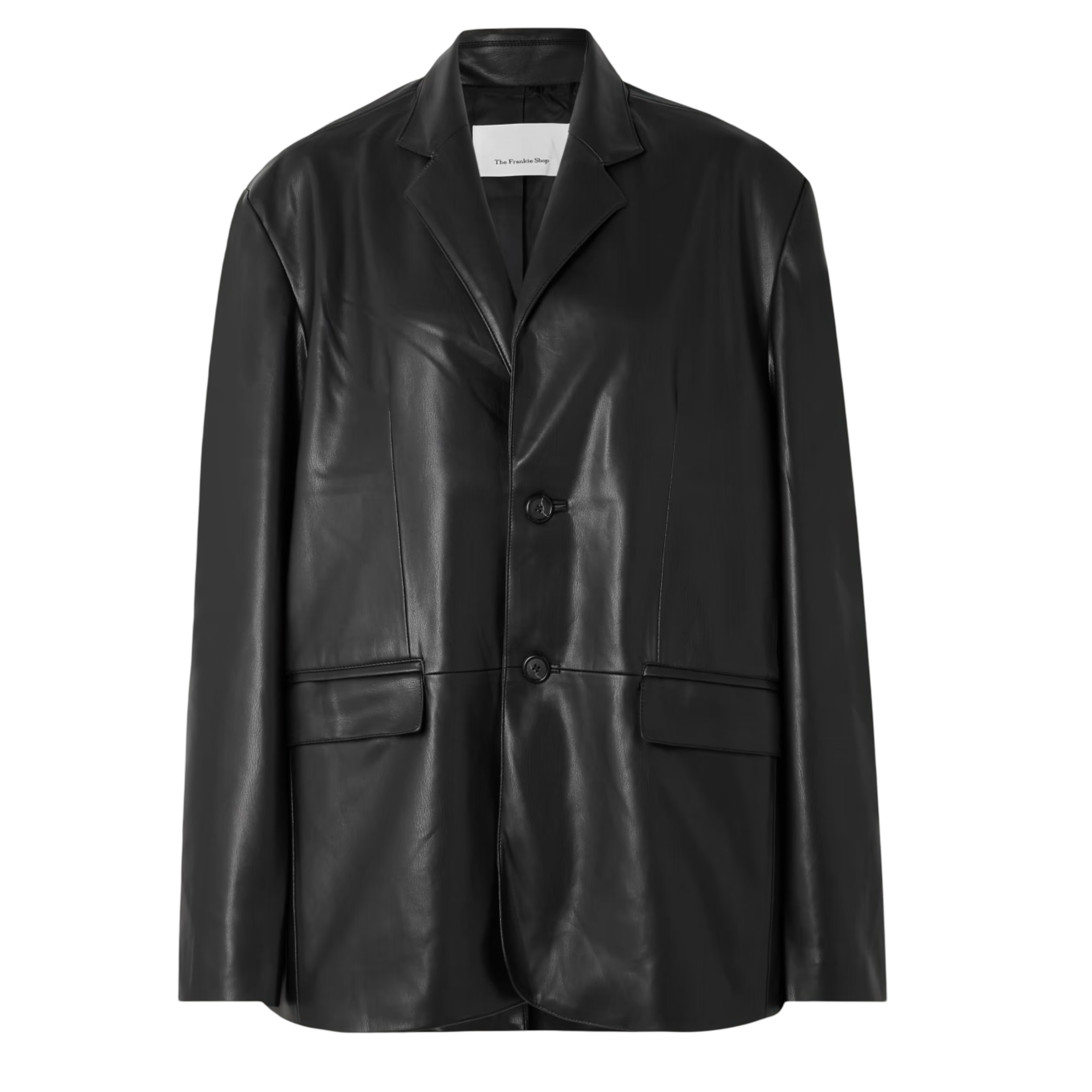 Olympia Faux Leather Blazer