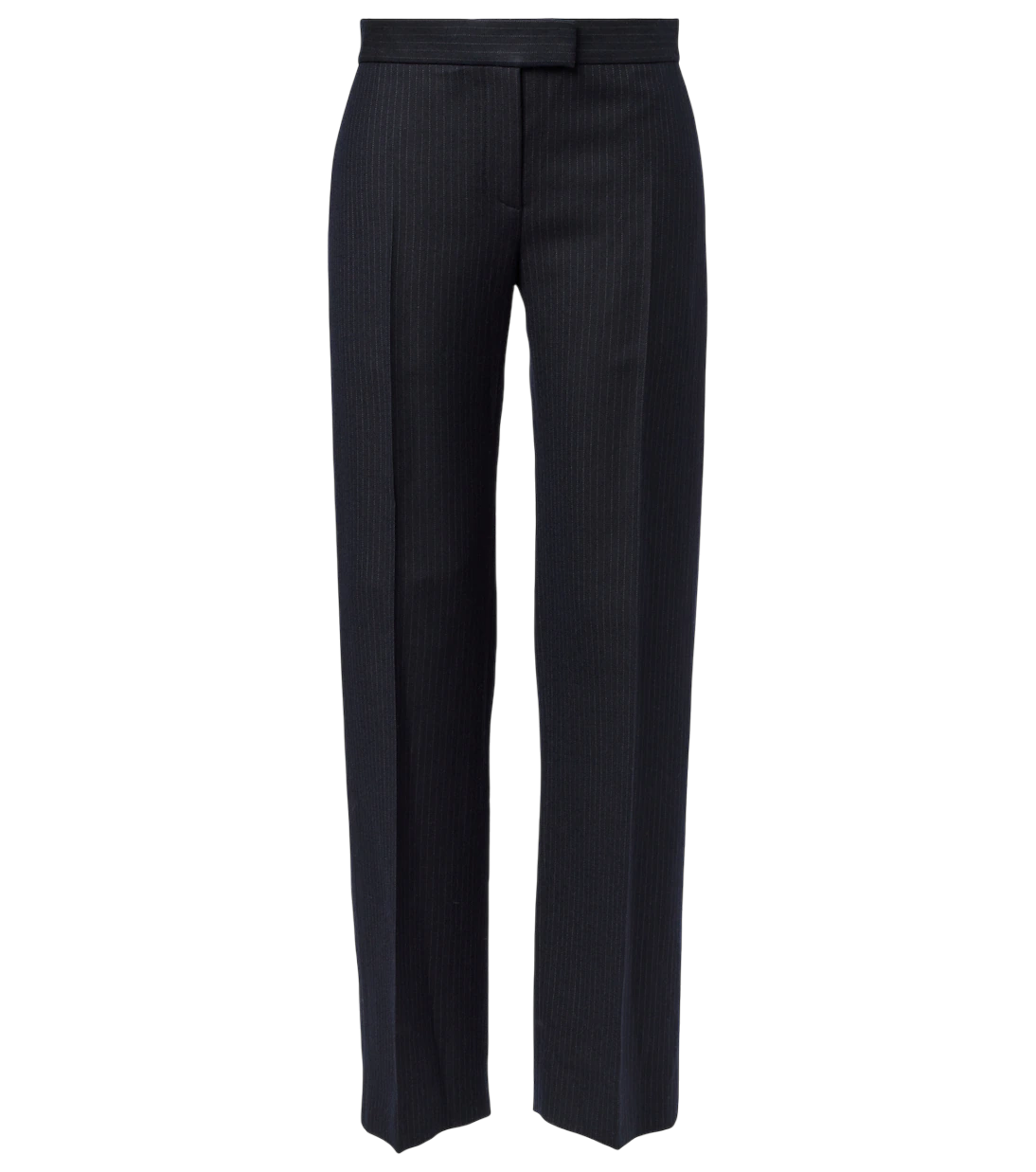 Lenn Pinstripe Wool-Blend Straight Pants
