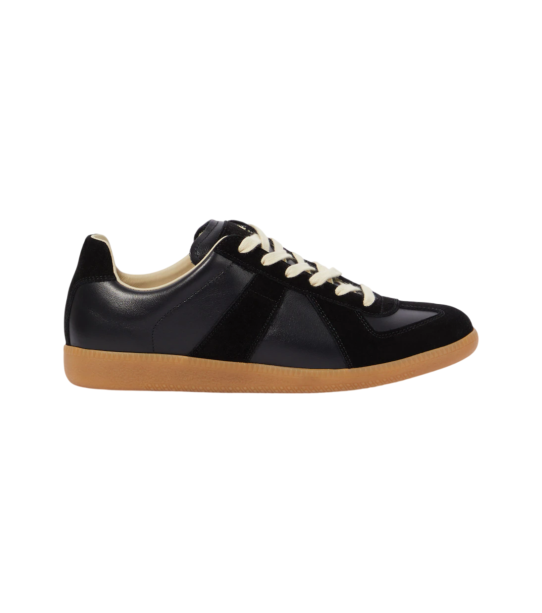 Replica Leather And Suede Sneakers