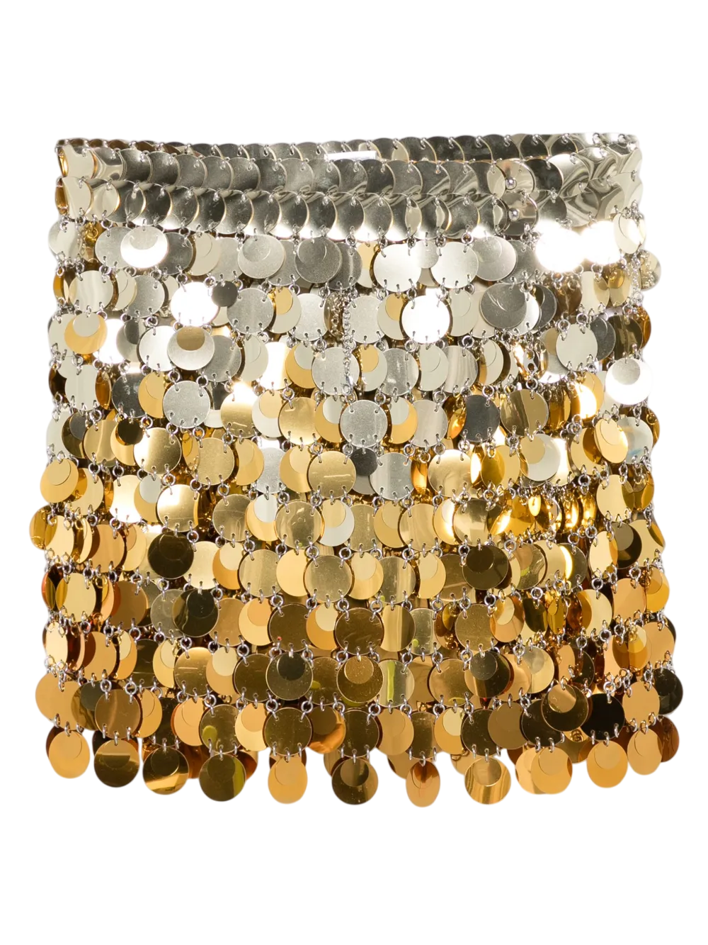 Gradient-Effect Mini Skirt