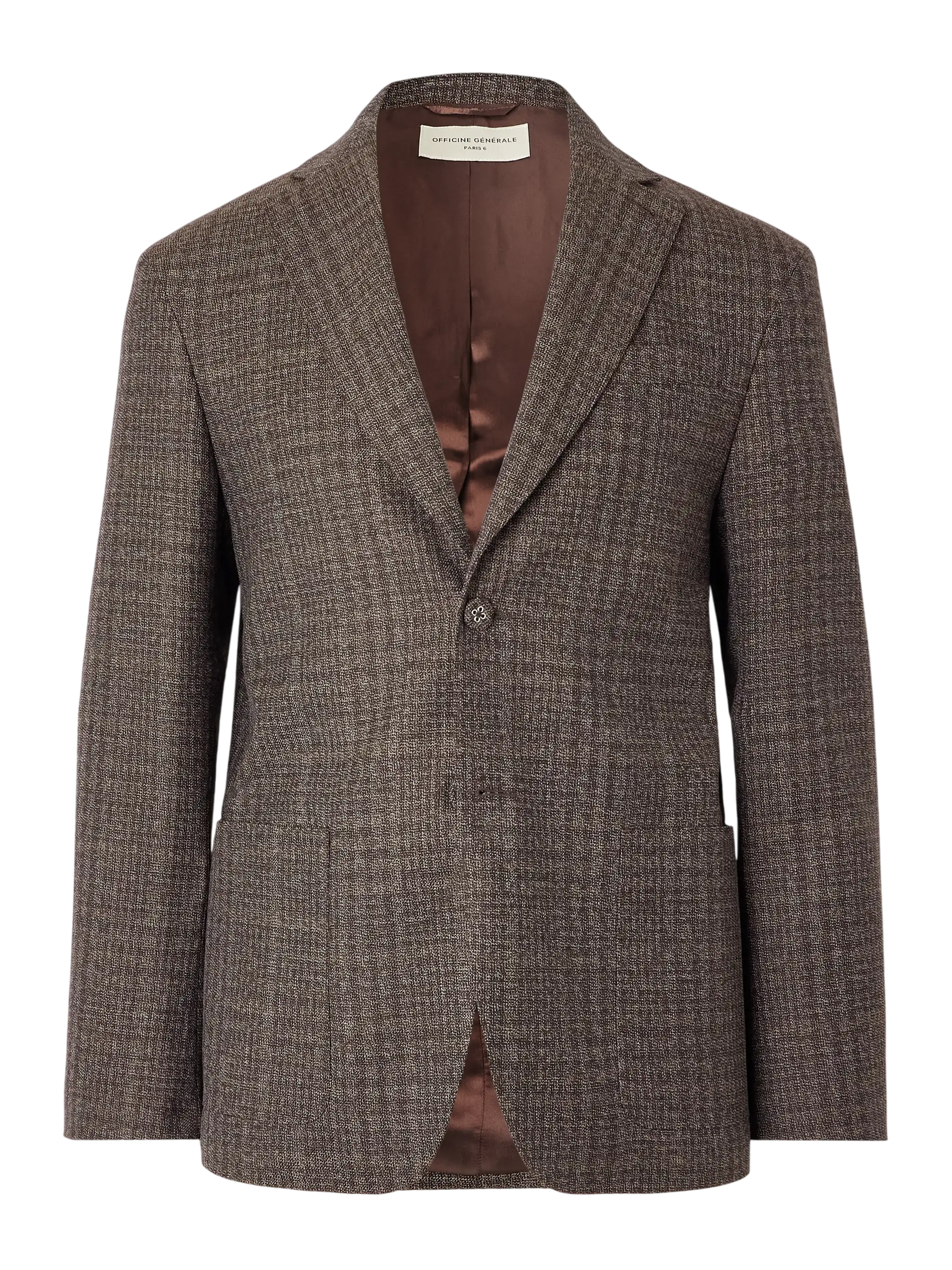 Michel Checked Virgin Wool Suit Jacket