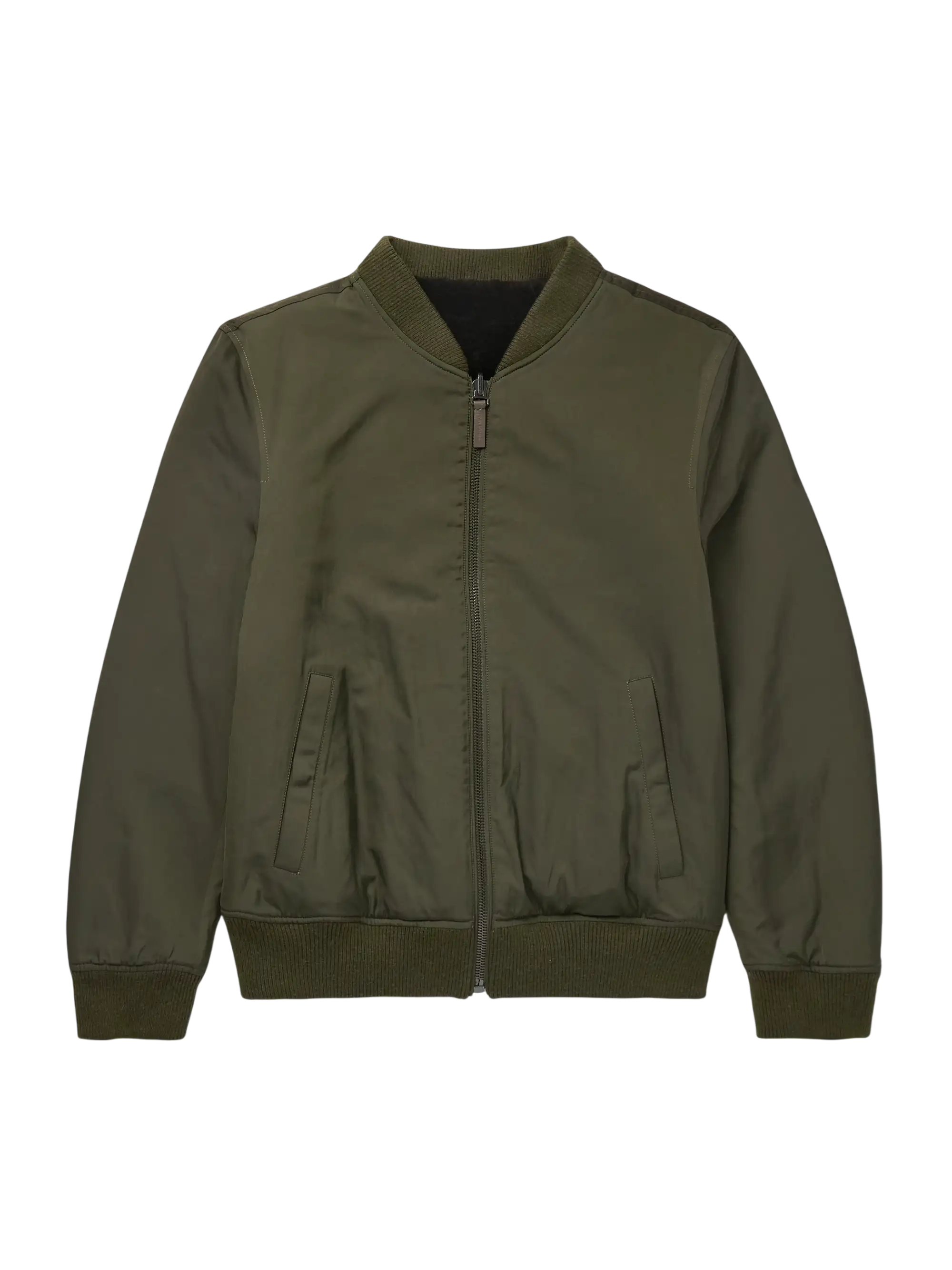 Yves Salomon Reversible Shell And Shearling Bomber Jacket